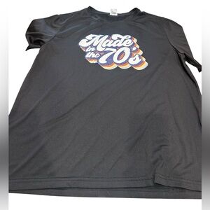 Vintage Style Made in the 70’s Black Short Sleeve Tshirt